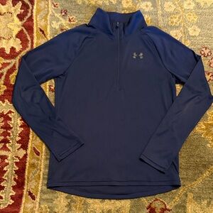 Under Armour Navy Quarter Zip Pullover (youth large)